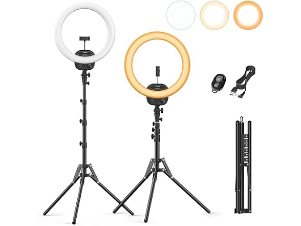 ALTSON 14in Selfie Ring Light w/ Tripod