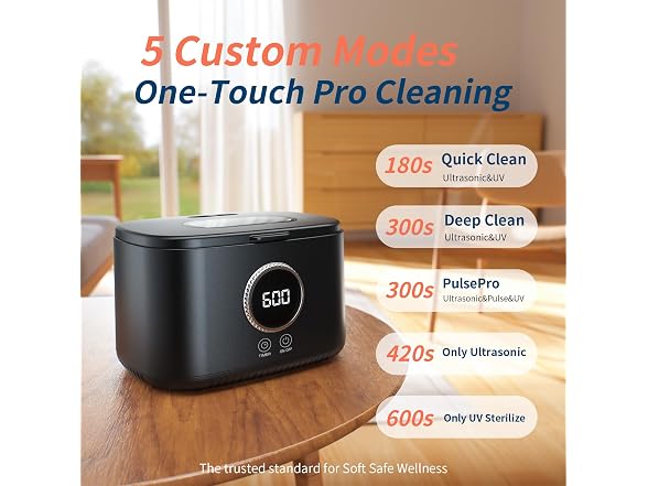MQOMQO Ultrasonic Jewelry Cleaner 47kHz