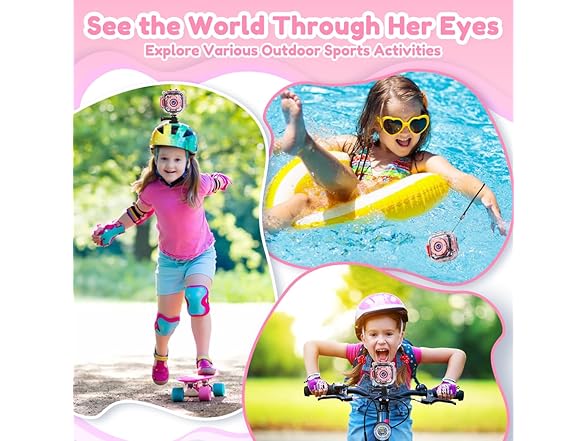 PROGRACE Pool Toy & Kids Underwater Camera