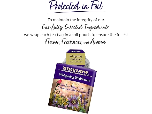 18CT Bigelow Tea Whispering Wildflowers