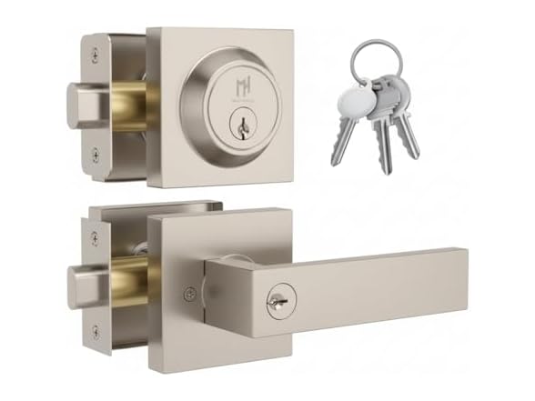 Satin Nickel Entry - Combo
