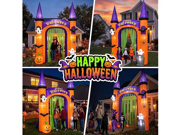 12.5FT Halloween Inflatable Arch Tombstone