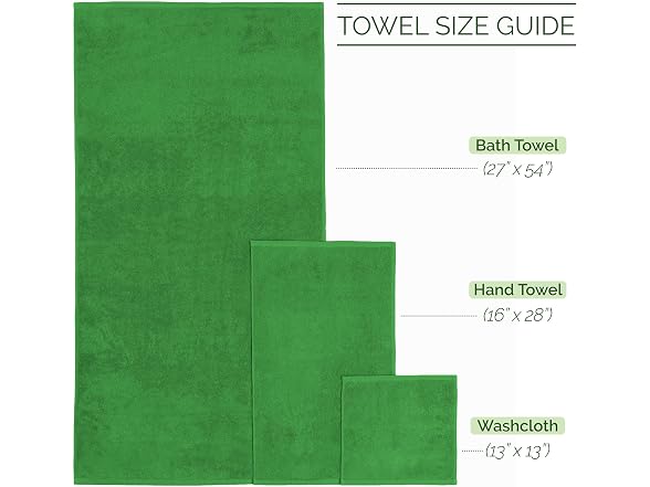 Elegant Comfort 100% Turkish Cotton 6-Pc Towel Set