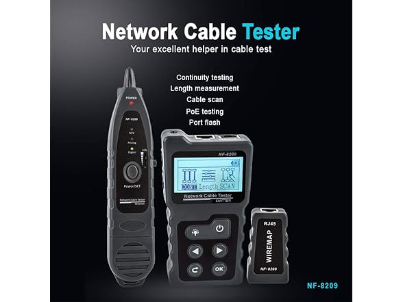 NOYAFA Network Cable Tester NF-8209 Wire Tracker