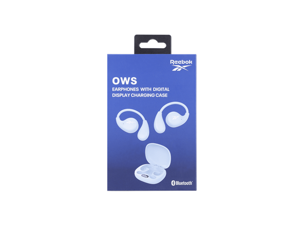 Reebok OWS Earbuds with Display Charging Case