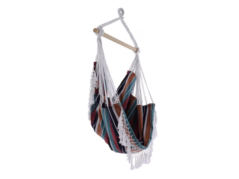 Vivere Home Indoor Outdoor Brazilian Hammock Chair Plumeria