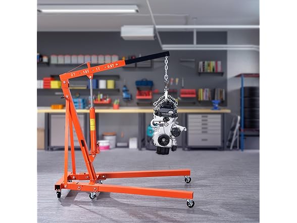 VEVOR Hydraulic Engine Hoist with Lever
