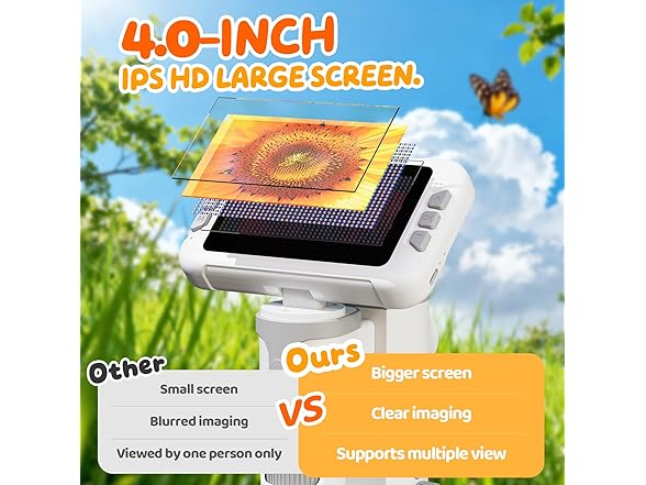 HEWEIMEI 1600X Microscope for Kids