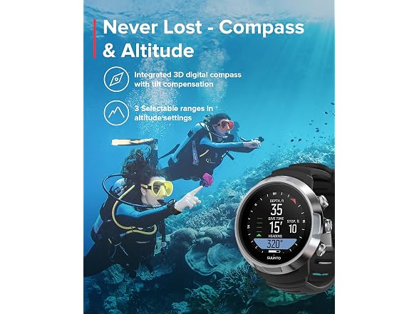 Suunto D5 Black Dive Computer Medium