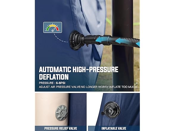 Corani 14.1'x6.5'x9' Inflatable Tent - Blue