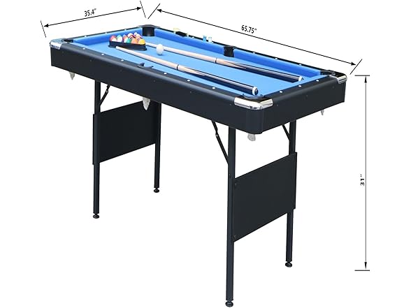Hipicute 5.5FT Portable Billiards Table