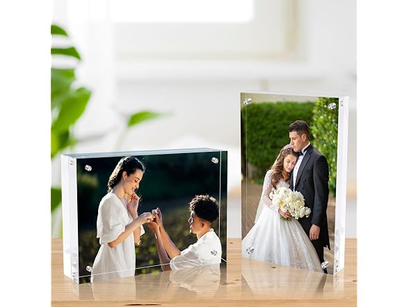 5x7 Inch Acrylic Picture Frame 5 Pack