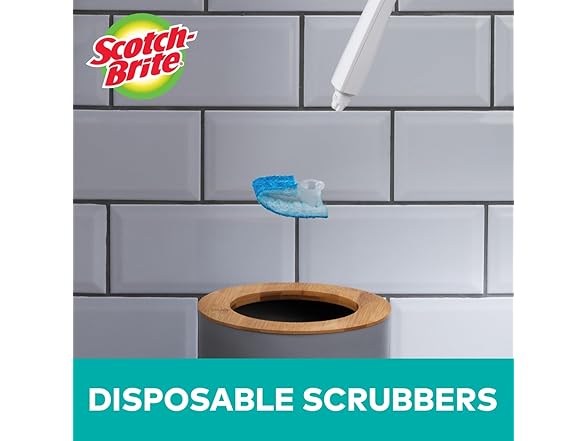 Scotch-Brite Toilet Scrubber Kit, 5 Refills