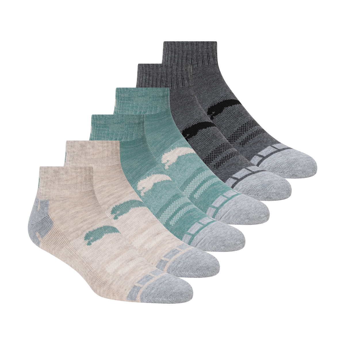 PUMA Men's 12-Pairs Quarter Crew Socks - Gallery 9