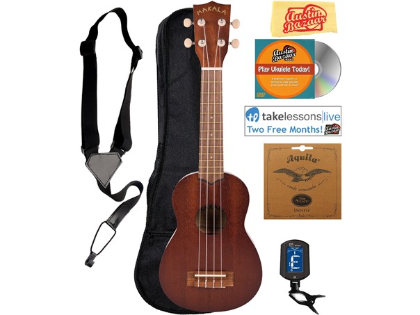 Kala MK-S Makala Soprano Ukulele Bundle