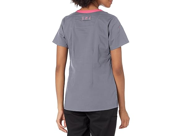 WonderWink Women's Pewter Scrub Top (M)