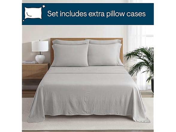 Aeropostale 6 Piece Premium All Season Microfiber Sheet Set