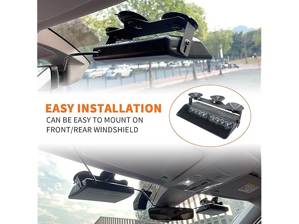 2 in 1 LED Emergency Strobe Lights Kit