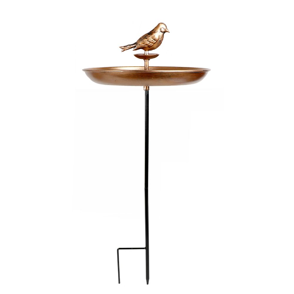 Copper Bird & Butterfly Bird Bath & Water Oasis - Gallery 14
