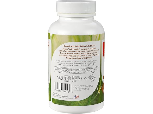 Zahler AfterMeals, Fruit-Based Enzyme