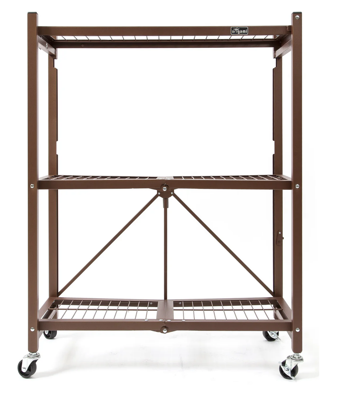 Origami R3 3 Tier Shelves with Wheel -Choose Color - Gallery 5