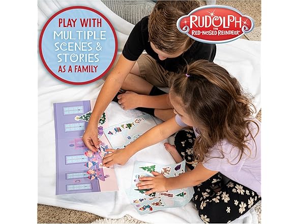Kids Preferred Rudolph The Red Nose Reindeer Stickers