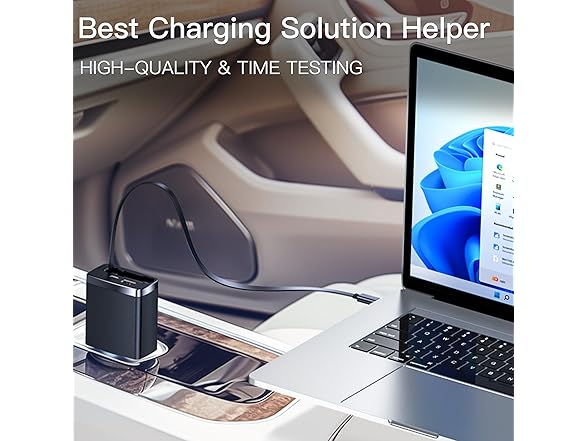 ZiBwnfuxcz 65W Laptop Car Charger