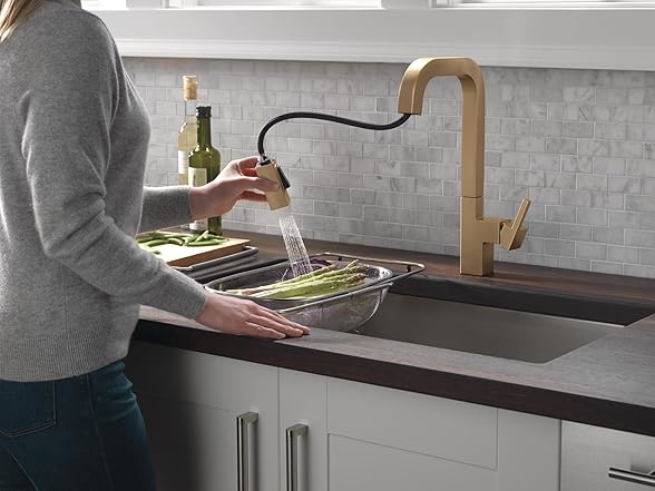 Delta Junction Brushed Gold Kitchen