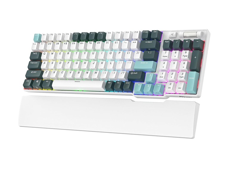RK ROYAL KLUDGE RK96 Mechanical Keyboard, RGB Blue