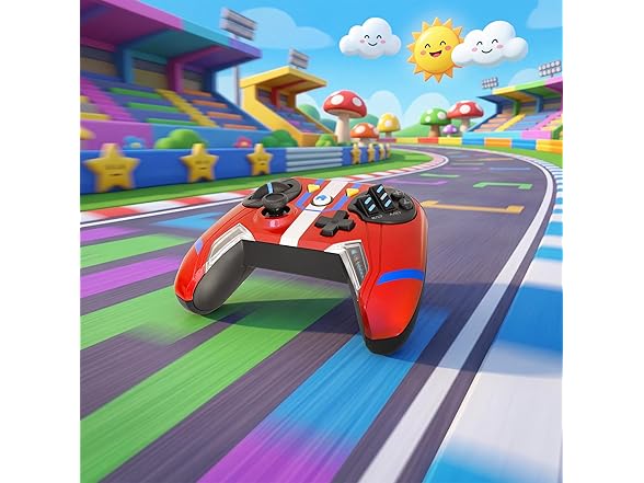 GHOST GEAR Wireless Racing Controller (Red/Blue)
