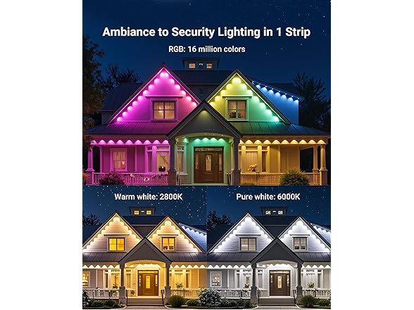 Permanent Outdoor Lights | 100ft