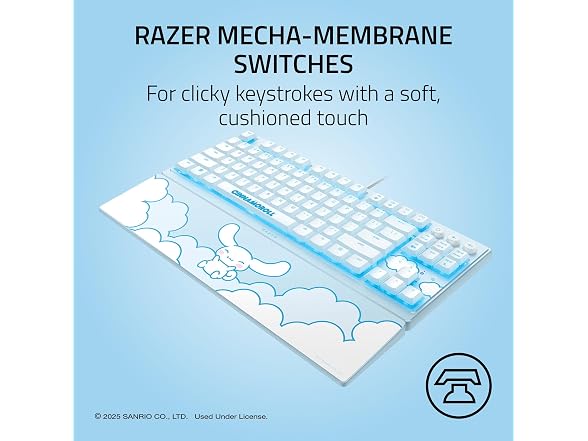 Razer Ornata V3 TKL Gaming Keyboard Cinnamoroll Edition