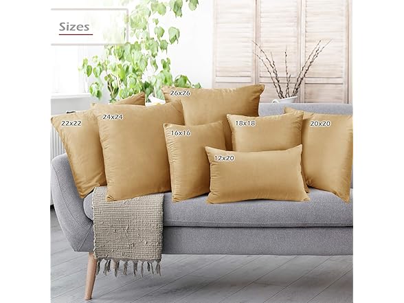 Nestl Throw Pillow Covers, Cozy Velvet