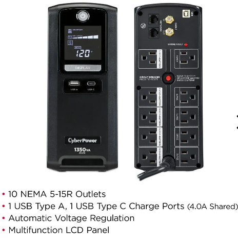 CyberPower CST135UC 1350VA/810W UPS System - Gallery 12