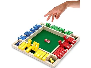 $12.99, Was $25.99, 50% Off! Nicecho Shut The Box Dice Game dealfomo