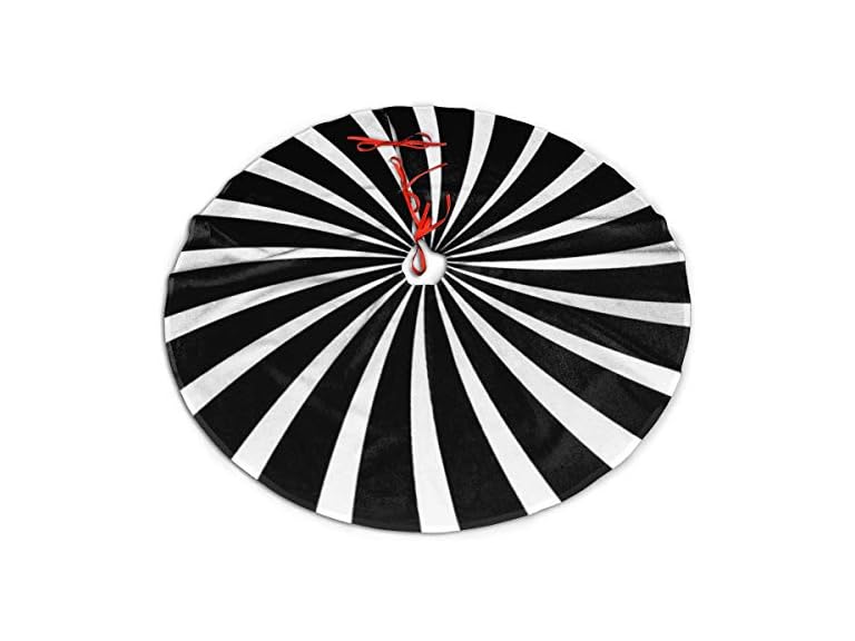MSGUIDE Black and White Christmas Tree S