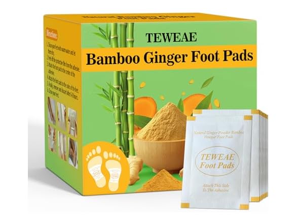 TEWEAE Foot Detox Pads - Turmeric & Ginger