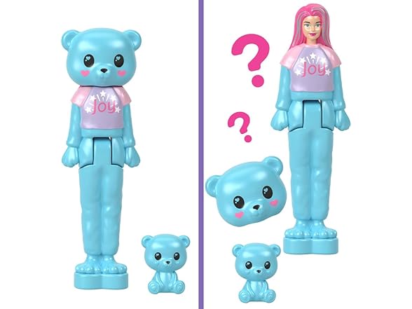 Polly Pocket Mini Barbie Land 5-Pack Pop Reveal