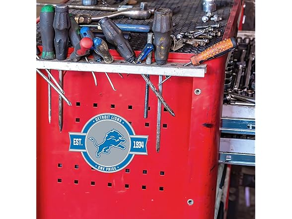 Detroit Lions Badge Magnet