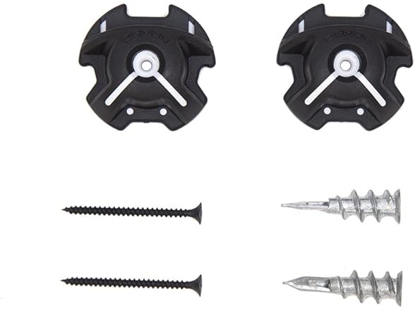 Demon Wedge Snowboard Wall Mounts Black