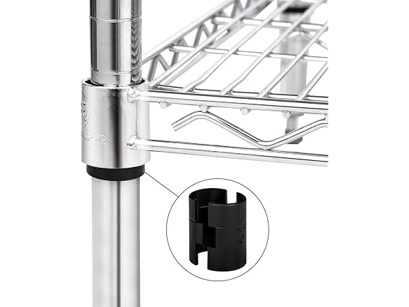 DuraSteel Wire Shelf Lock Clips 4-Pack