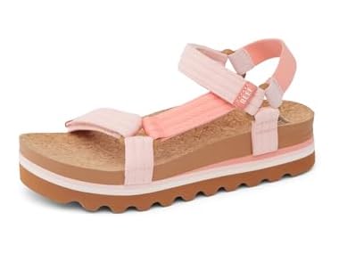 $19.99, Was $85, 76% Off! REEF Cushion Rem Hi Womens Platform Sandal dealfomo