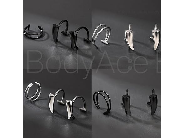 Halloween Fake Piercings & Tattoos