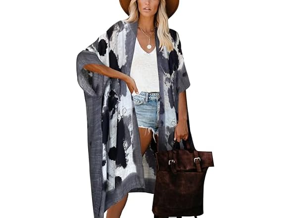 Moss Rose Women (OS) Summer Kimono Bathing Bikini