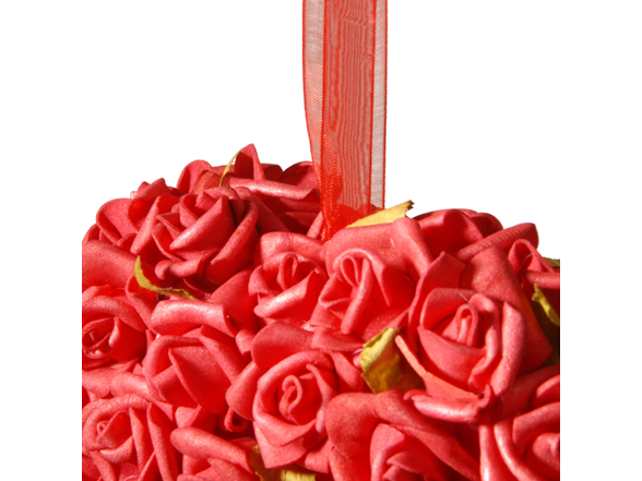 Floral Red Roses Heart