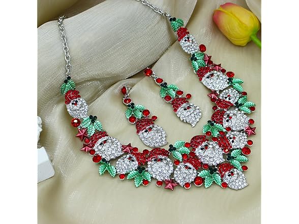 SFE Bib Santa Claus Christmas necklace