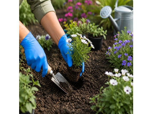 1000ct Blue Nitrile Gloves - Medium