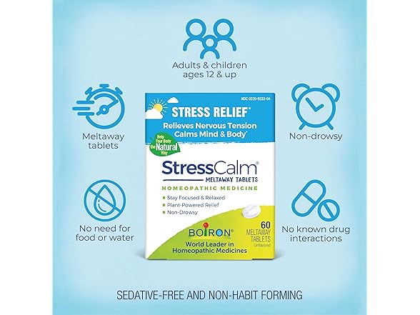 Boiron StressCalm Tablets 180 Count