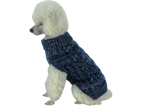 Pet Life ® Classic Blue Knit Pet Sweater