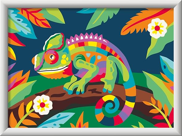 Ravensburger CreArt Colorful Chameleon Paint‑by‑Number Kit